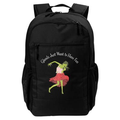 Ghouls Just Want to Have Fun 80's zombie dancing Backpack