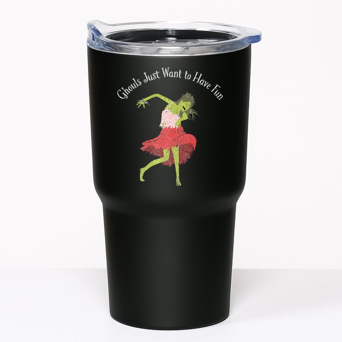 Ghouls Just Want to Have Fun 80's zombie dancing Tumbler