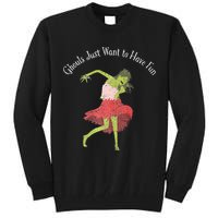 Ghouls Just Want to Have Fun 80's zombie dancing Tall Sweatshirt