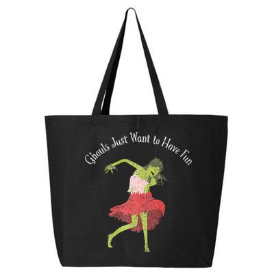 Ghouls Just Want to Have Fun 80's zombie dancing 25L Jumbo Tote