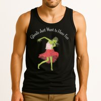 Ghouls Just Want to Have Fun 80's zombie dancing Tank Top