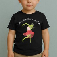 Ghouls Just Want to Have Fun 80's zombie dancing Toddler T-Shirt