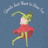Ghouls Just Want to Have Fun 80's zombie dancing Garment-Dyed Sweatshirt
