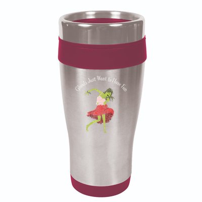 Ghouls Just Want to Have Fun 80's zombie dancing 16oz Travel Tumbler