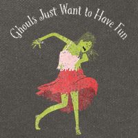 Ghouls Just Want to Have Fun 80's zombie dancing Cotton Canvas Backpack