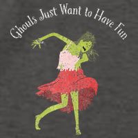 Ghouls Just Want to Have Fun 80's zombie dancing Vector Backpack