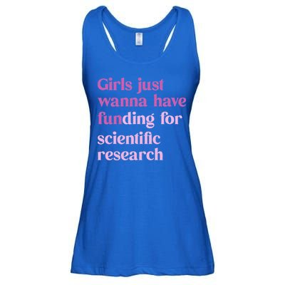 Girl Just Wanna Have Funding For Scientific Ladies Essential Flowy Tank