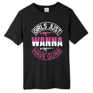 Girls Just Wanna Have Guns Tall Fusion ChromaSoft Performance T-Shirt