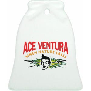 George Kittle Ace Ventura When Nature Calls Ceramic Bell Ornament