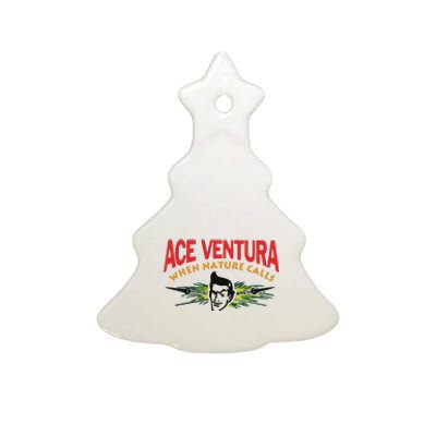 George Kittle Ace Ventura When Nature Calls Ceramic Tree Ornament