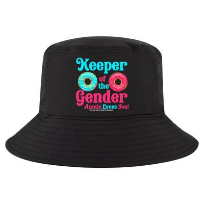 Gender Keeper Auntie funny Donuts Lover Gender Reveal Idea Cool Comfort Performance Bucket Hat