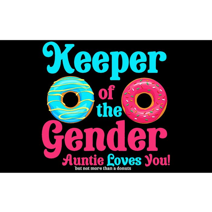 Gender Keeper Auntie funny Donuts Lover Gender Reveal Idea Bumper Sticker