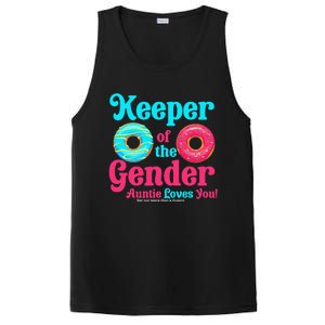 Gender Keeper Auntie funny Donuts Lover Gender Reveal Idea PosiCharge Competitor Tank