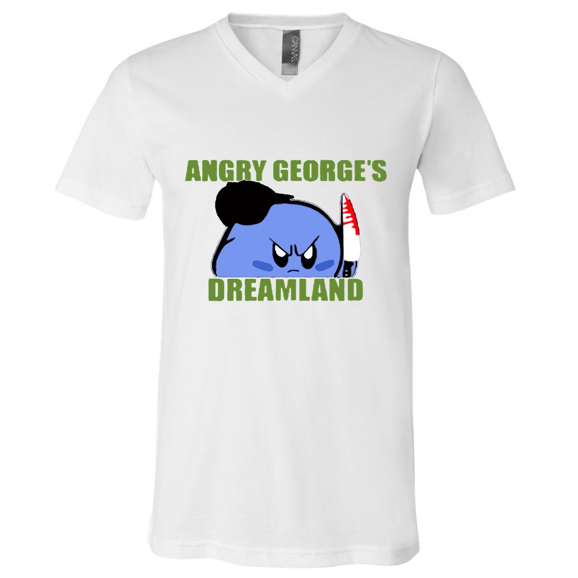 George Kirby Angry George’S Dreamland V-Neck T-Shirt