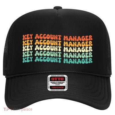 Groovy Key Account Manager Job Title High Crown Mesh Back Trucker Hat