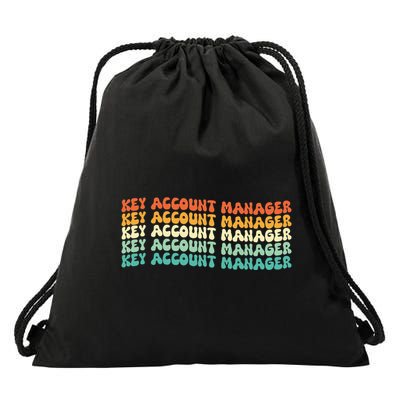 Groovy Key Account Manager Job Title Drawstring Bag