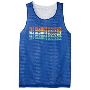 Groovy Key Account Manager Job Title Mesh Reversible Basketball Jersey Tank