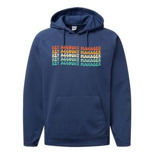 Groovy Key Account Manager Job Title Performance Fleece Hoodie