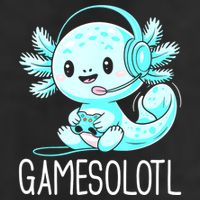 Gamesolotl Kawaii Axolotl Gamer Anime Design 11oz C Handle Ceramic Mug