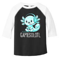 Gamesolotl Kawaii Axolotl Gamer Anime Design Toddler Fine Jersey T-Shirt