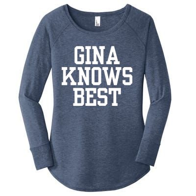 Gina Knows Best 99 Women's Perfect Tri Tunic Long Sleeve Shirt