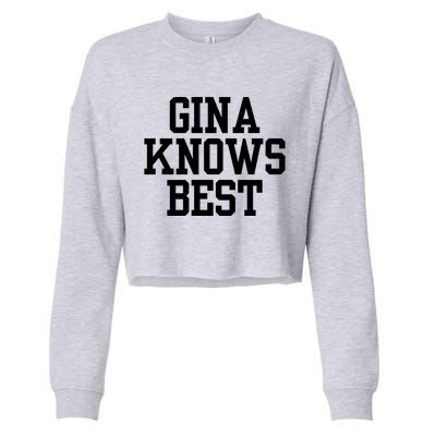 Gina Knows Best 99 Cropped Pullover Crew