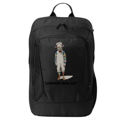 Government Knows Best Clown Sheeple City Backpack