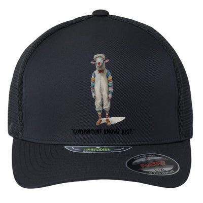 Government Knows Best Clown Sheeple Flexfit Unipanel Trucker Cap