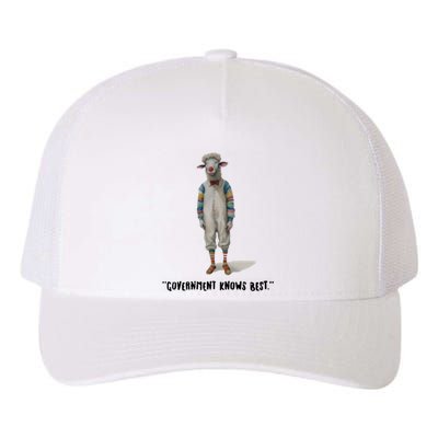 Government Knows Best Clown Sheeple Yupoong Adult 5-Panel Trucker Hat