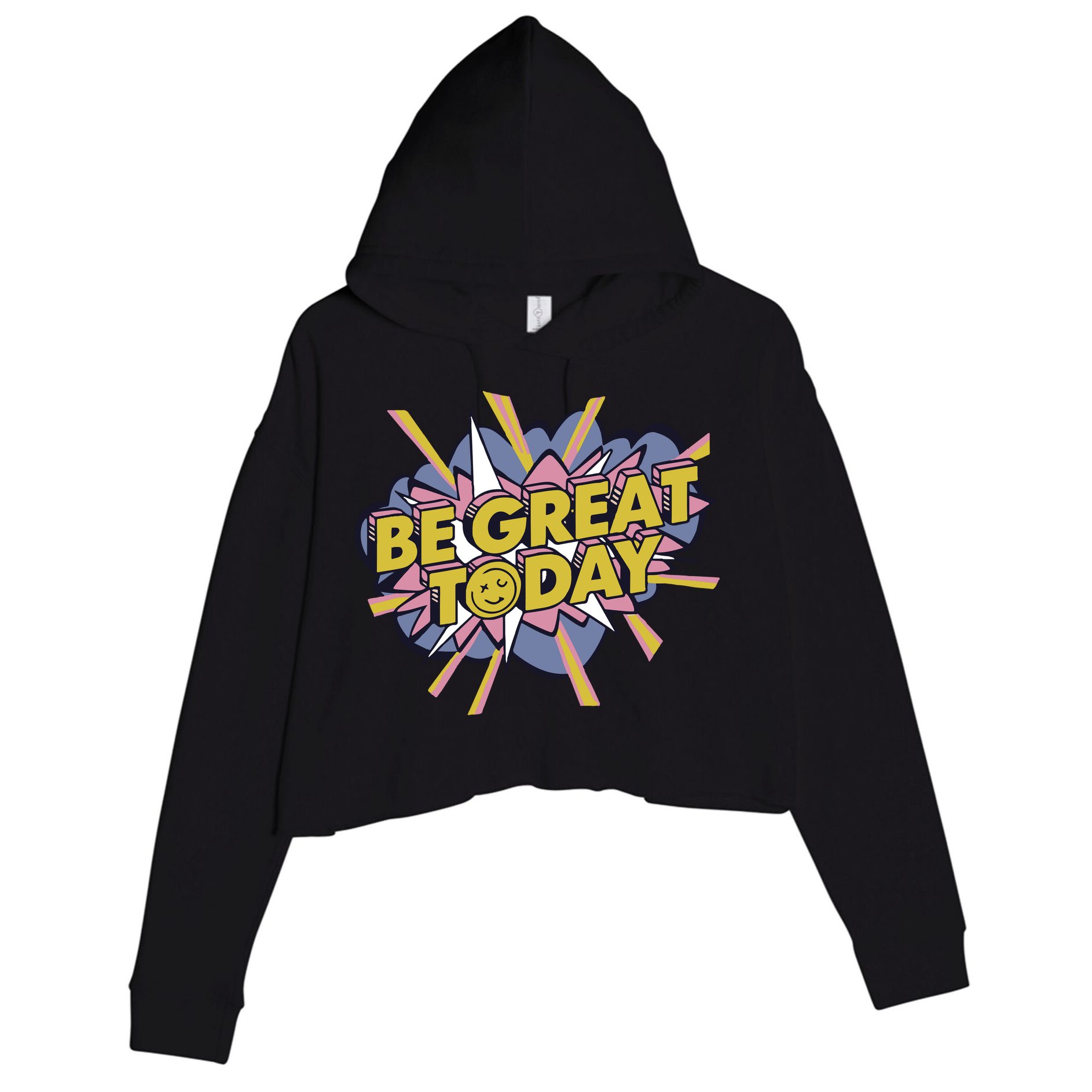 George Kittle Be Great Today Crop Fleece Hoodie