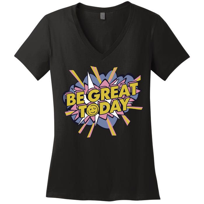 George Kittle Be Great Today Women's V-Neck T-Shirt