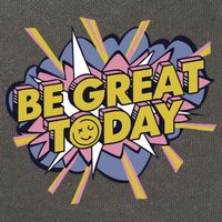 George Kittle Be Great Today Cotton Canvas Backpack
