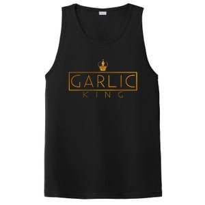 Garlic King Culinary School Funny Chef Gift PosiCharge Competitor Tank