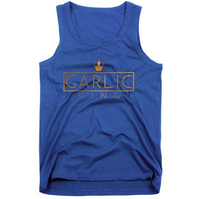 Garlic King Culinary School Funny Chef Gift Tank Top