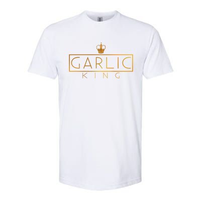 Garlic King Culinary School Funny Chef Gift Softstyle CVC T-Shirt