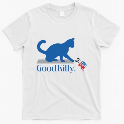 Good Kitty Cat Ladies For Kamala Vote Blue T-Shirt