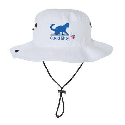 Good Kitty Cat Ladies For Kamala Vote Blue Bucket Hat