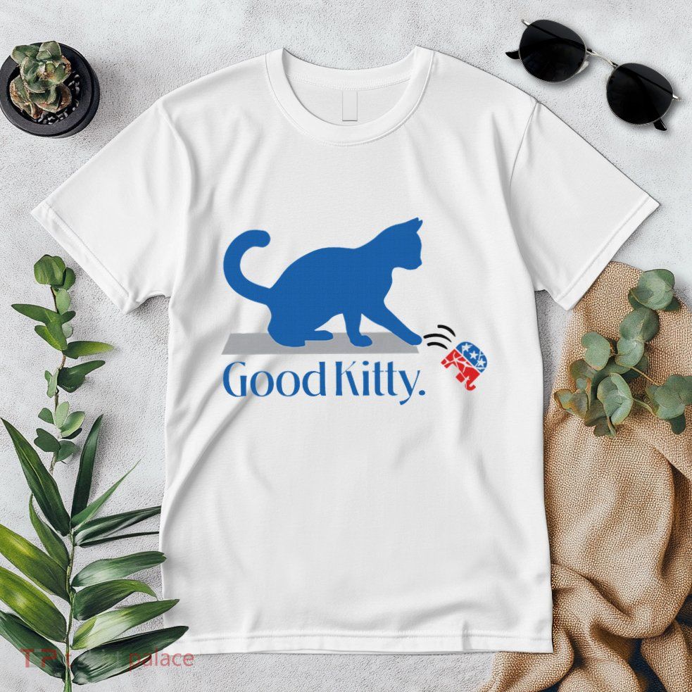 Good Kitty Cat Ladies For Kamala Vote Blue Premium T-Shirt