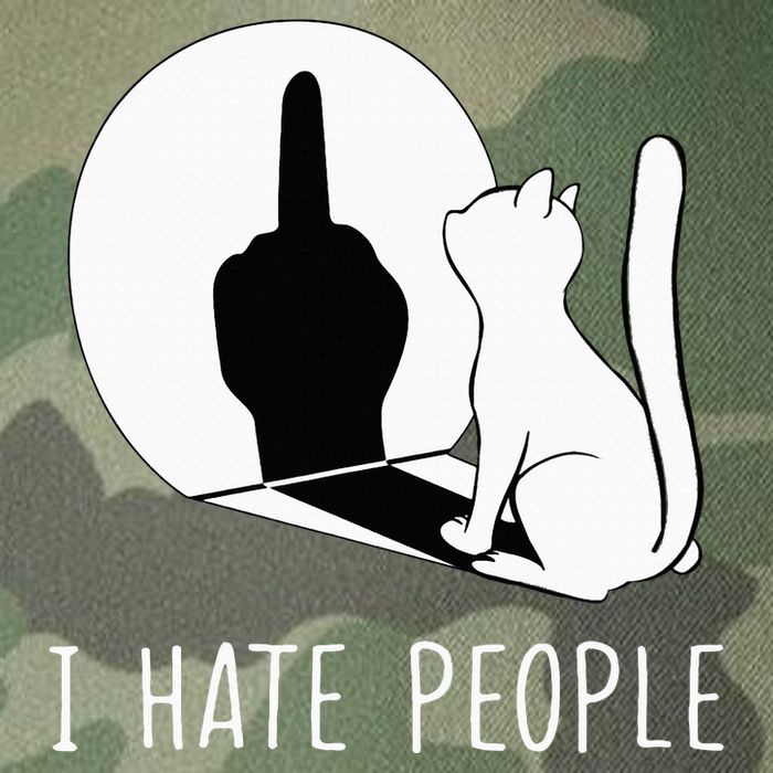 Grumpy Kitten Cats I Dont Like People Cat Legacy Tie Dye Trucker Hat