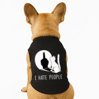 Grumpy Kitten Cats I Dont Like People Cat Doggie Tank
