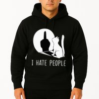 Grumpy Kitten Cats I Dont Like People Cat Hoodie
