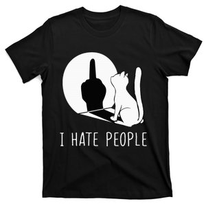 Grumpy Kitten Cats I Dont Like People Cat T-Shirt