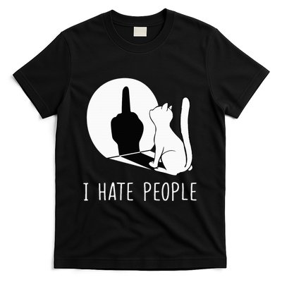 Grumpy Kitten Cats I Dont Like People Cat T-Shirt