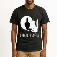 Grumpy Kitten Cats I Dont Like People Cat Tall T-Shirt