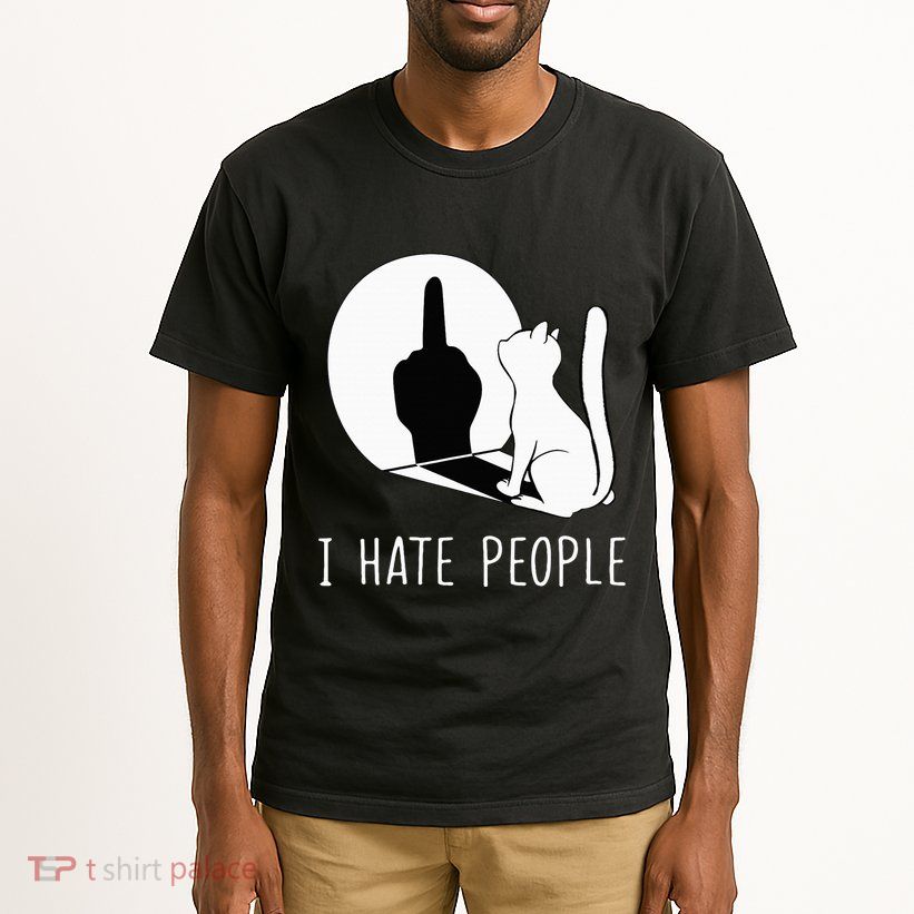 Grumpy Kitten Cats I Dont Like People Cat Tall T-Shirt