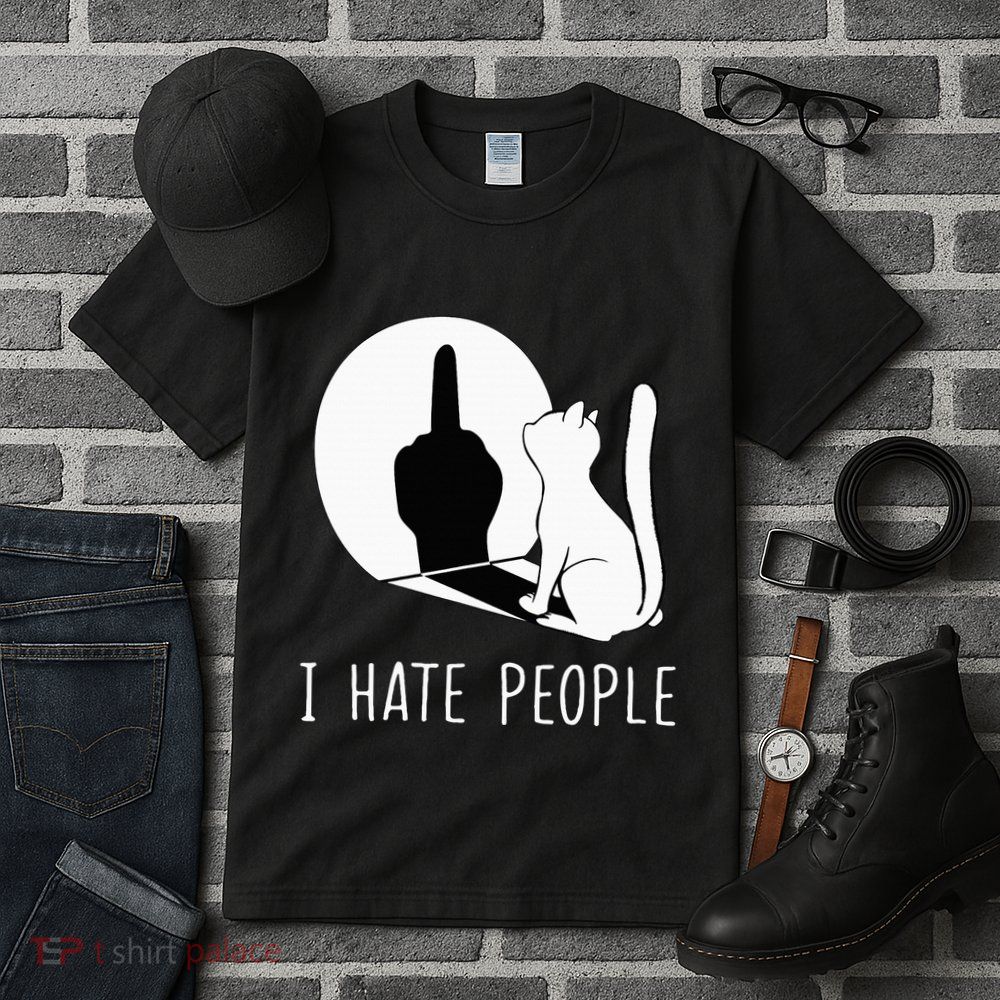 Grumpy Kitten Cats I Dont Like People Cat Tall T-Shirt