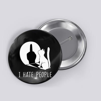 Grumpy Kitten Cats I Dont Like People Cat Button