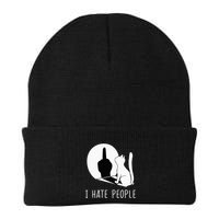 Grumpy Kitten Cats I Dont Like People Cat Beanie
