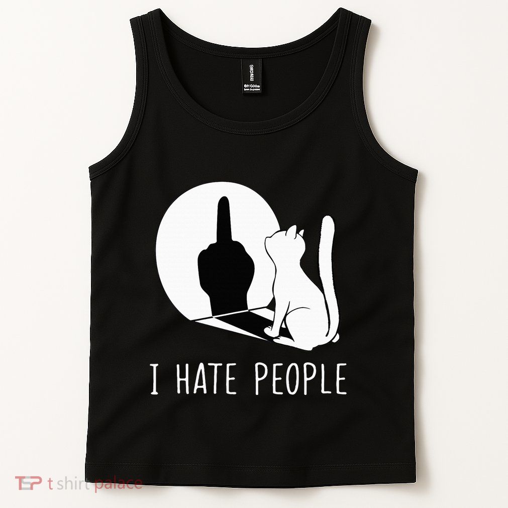 Grumpy Kitten Cats I Dont Like People Cat Tank Top