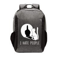 Grumpy Kitten Cats I Dont Like People Cat Vector Backpack